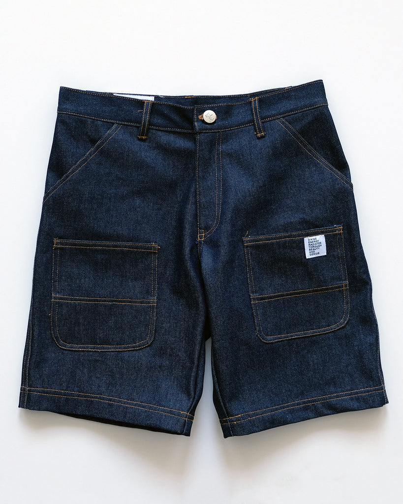 Chore Short in 14oz Japanese Denim (Indigo)
