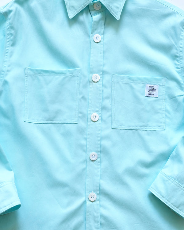 Werk Shirt in French Twill (Mist)