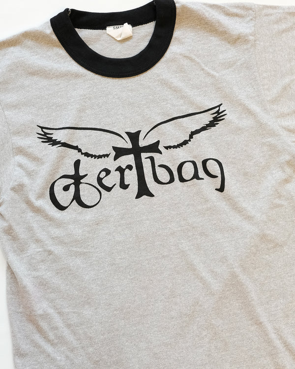 Grey Ringer Angel Wings Tee (M 18x26)