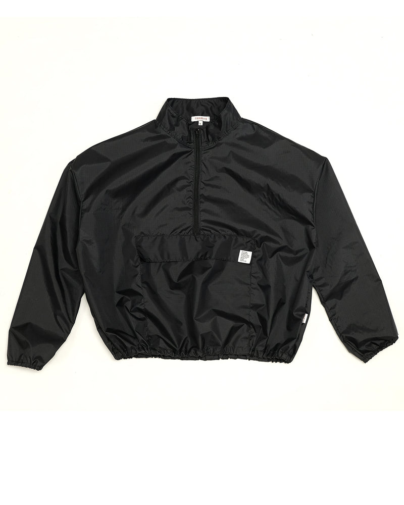 Half Zip Pullover (Black Ripstop)