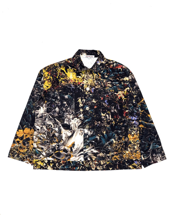 Trucker Jacket (Paint Camo Canvas)