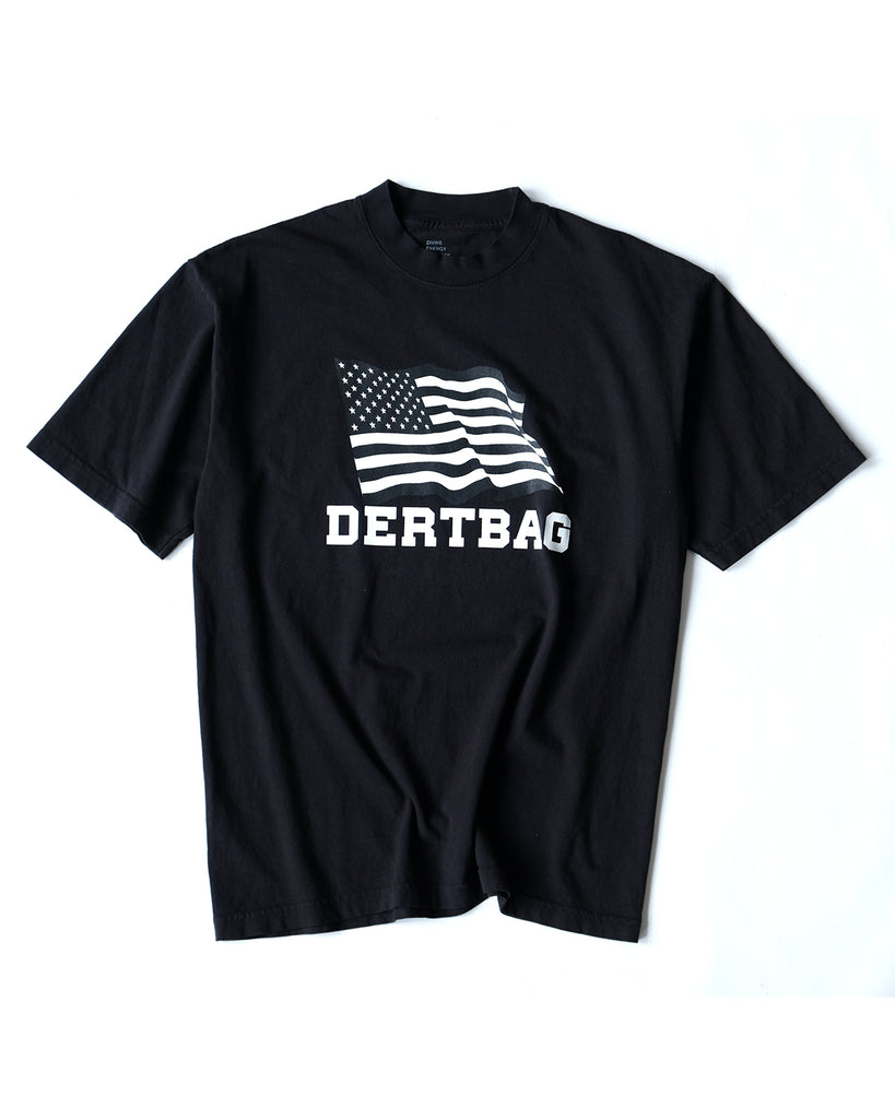 Wavy Flag Tee (Black)