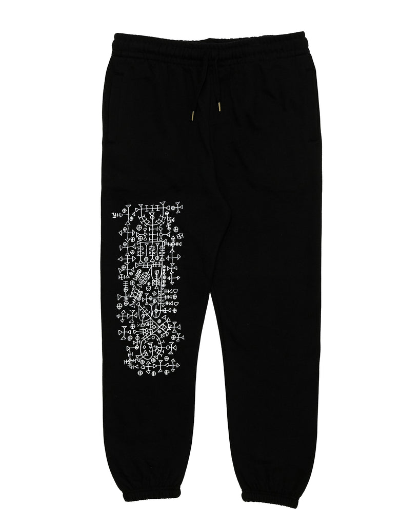 Black Metal Sweatpants (L)