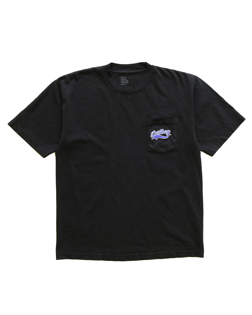Script Pocket Tee (Black)