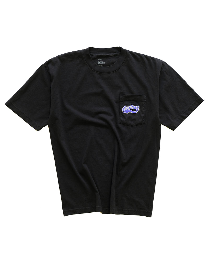 Script Pocket Tee (Black)