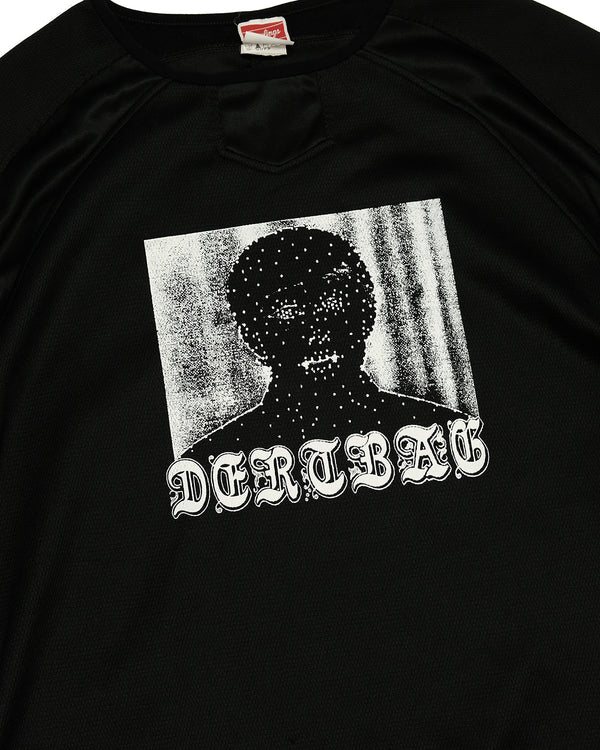 Dotted Face Black Mesh Jersey (Large)