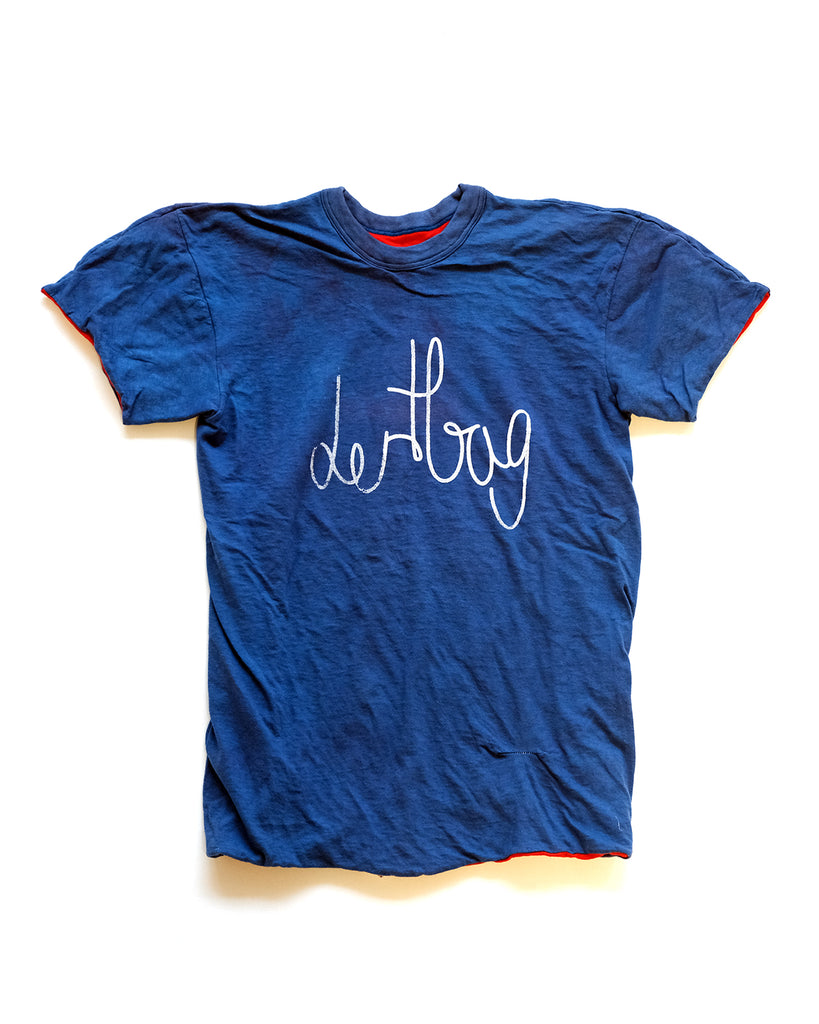 Blue/Red Double Face Connect Tee (L 18x28)
