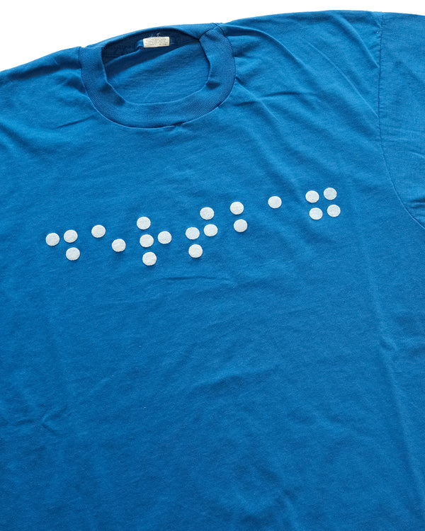 Cobalt Braille Tee (L 19x25)