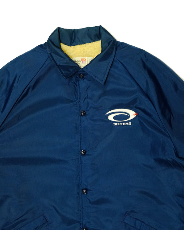 Blue Sherpa Lined Coach Jacket (XL)