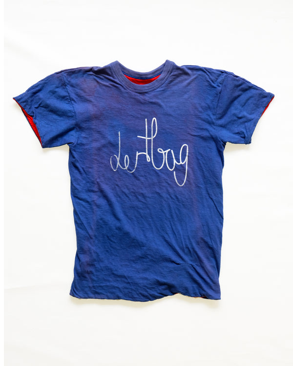 Blue/Red Double Face Connect Tee (Medium)