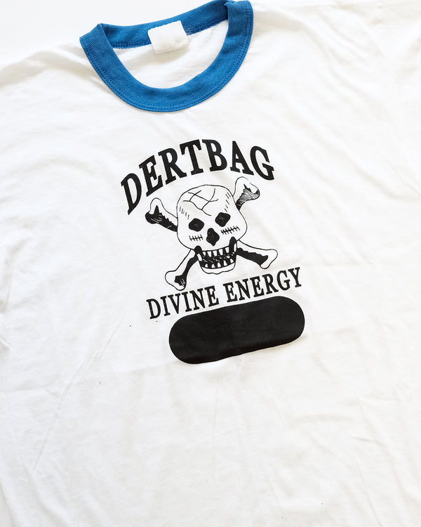 Blue Ringer Skull Tee (L 20x26.5)