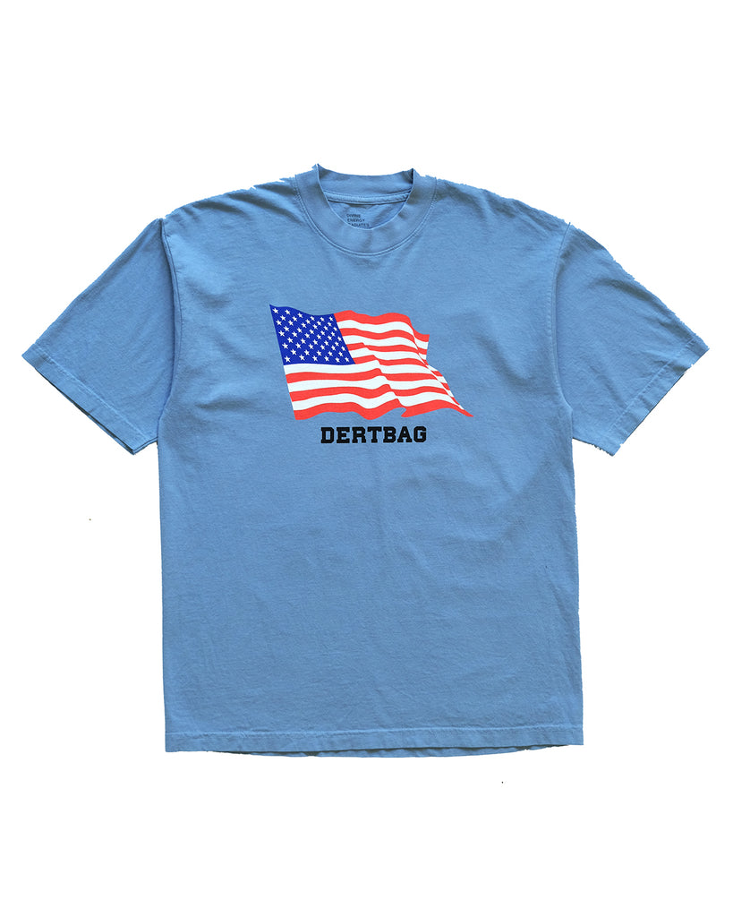 Wavy Flag Tee (Blue)