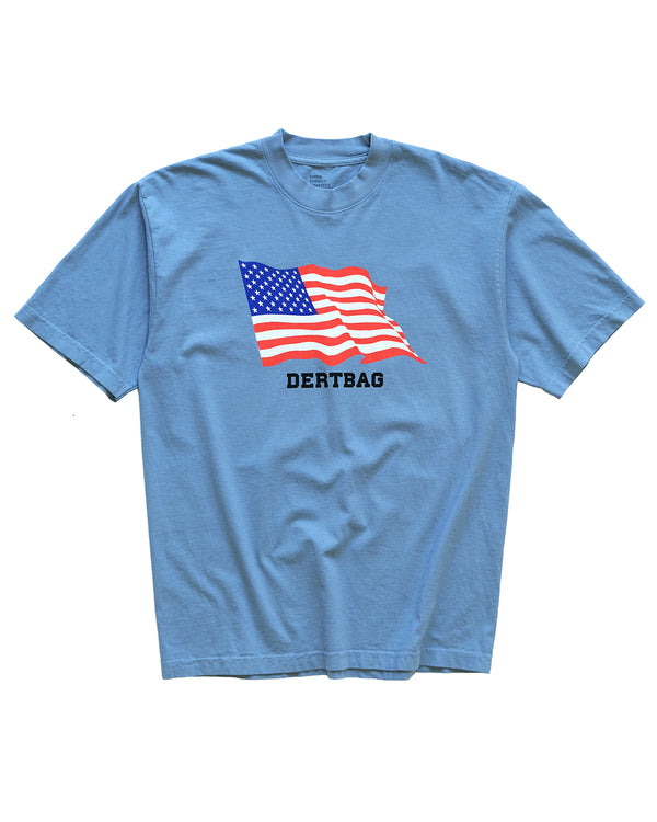 Wavy Flag Tee (Blue)