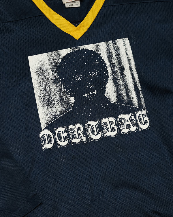 Dotted Face Blue Mesh Jersey (Large)
