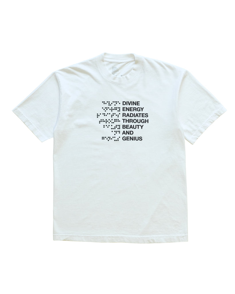Braille Divine Energy Tee (White)