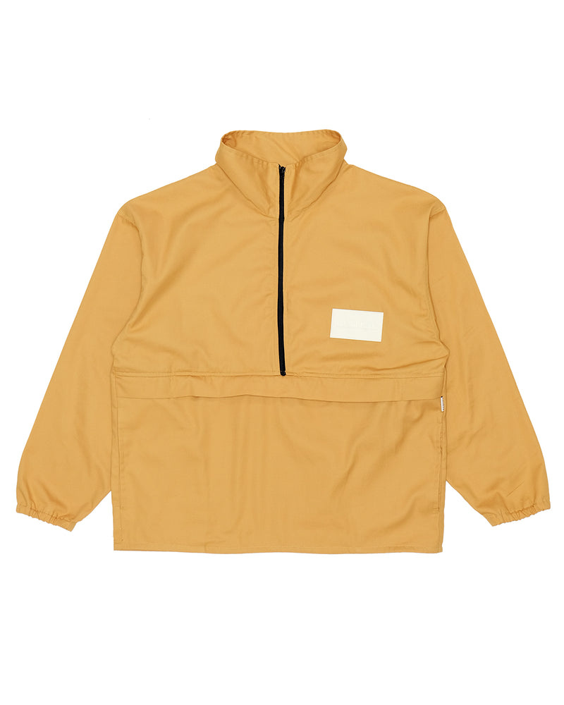 Half Zip Pullover in French Twill (Camel)