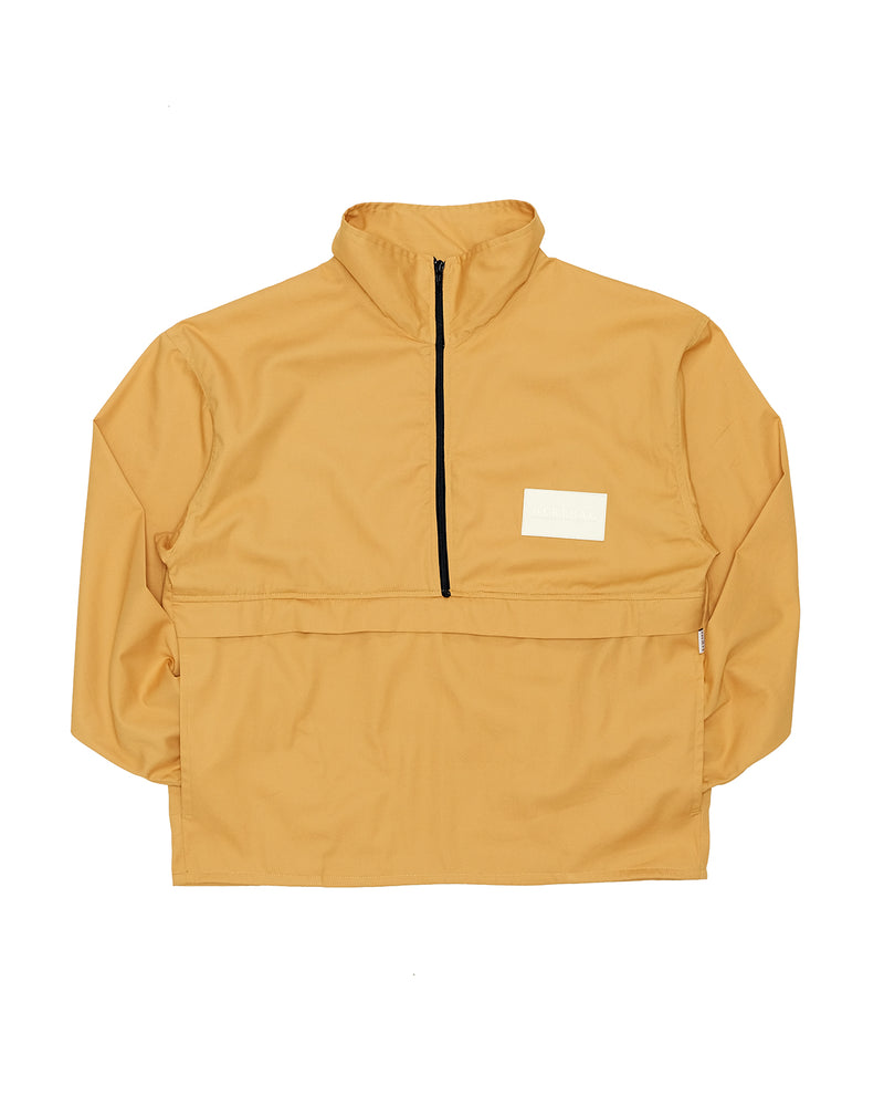 Half Zip Pullover in French Twill (Camel)
