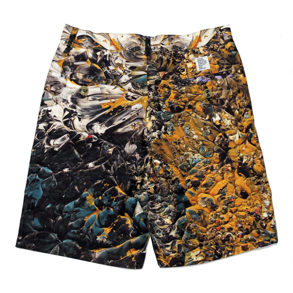 Pleatz Shorts (Real Paint Camo Canvas)