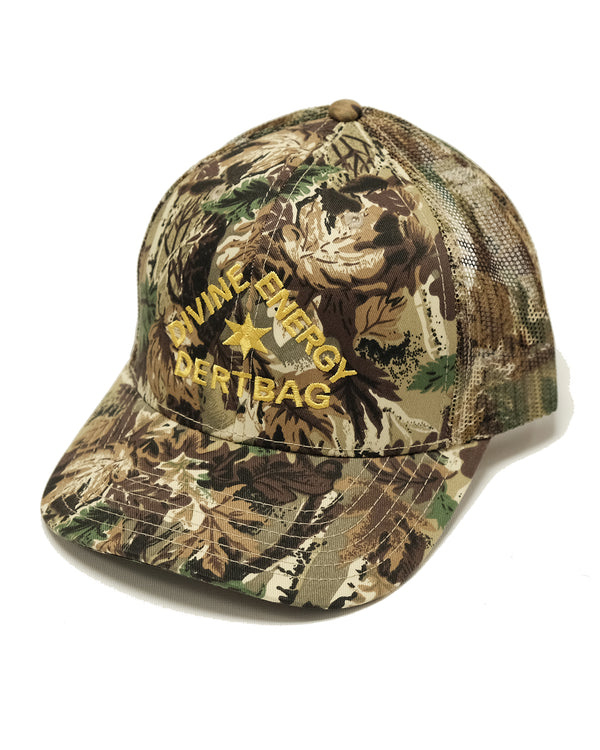 dertbag Divine Energy Triangle Camo Trucker