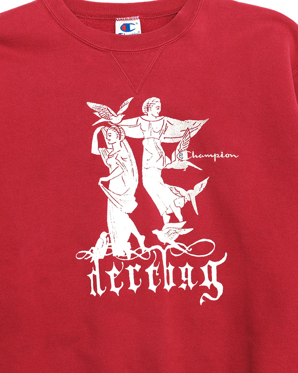 2 Angels Cranberry Crewneck (Vintage XL)