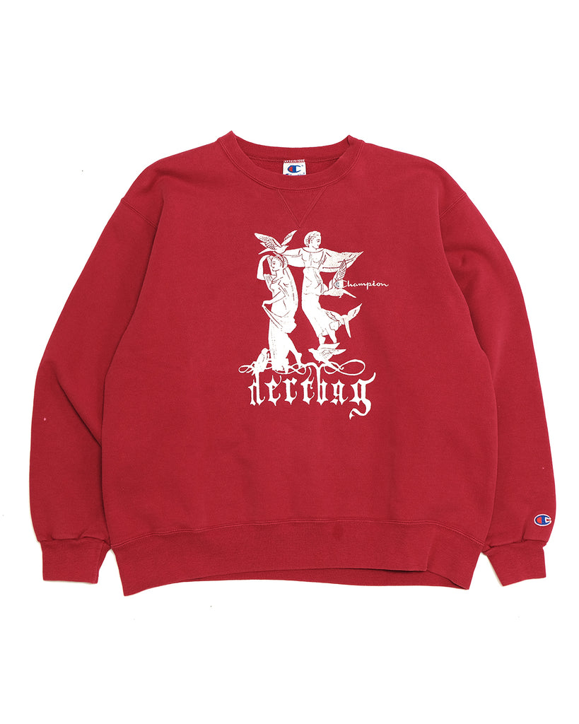 2 Angels Cranberry Crewneck (Vintage XL)