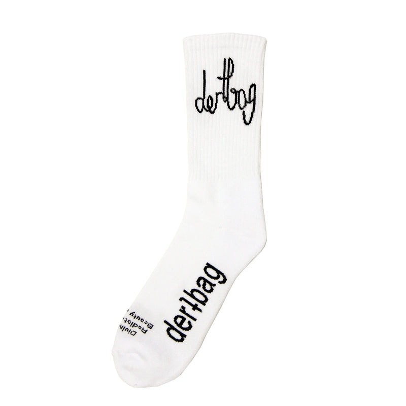dertbag Connect White Socks