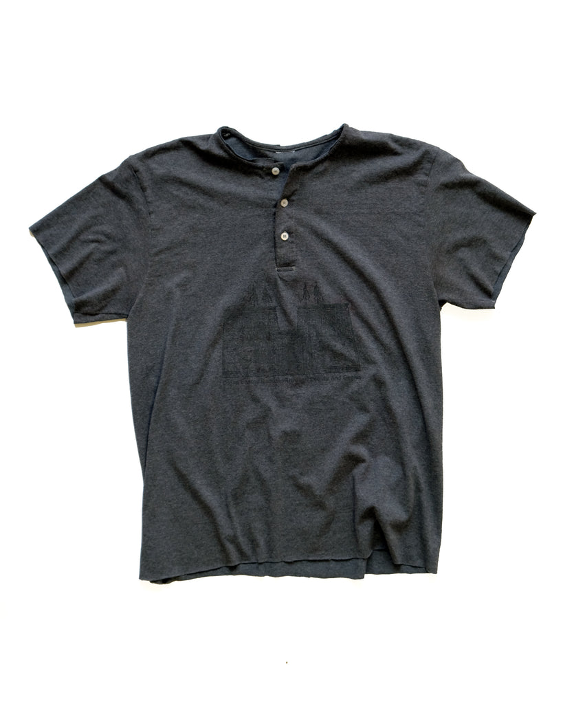 Prototype Overdyed Henley Cut Tee (Medium)