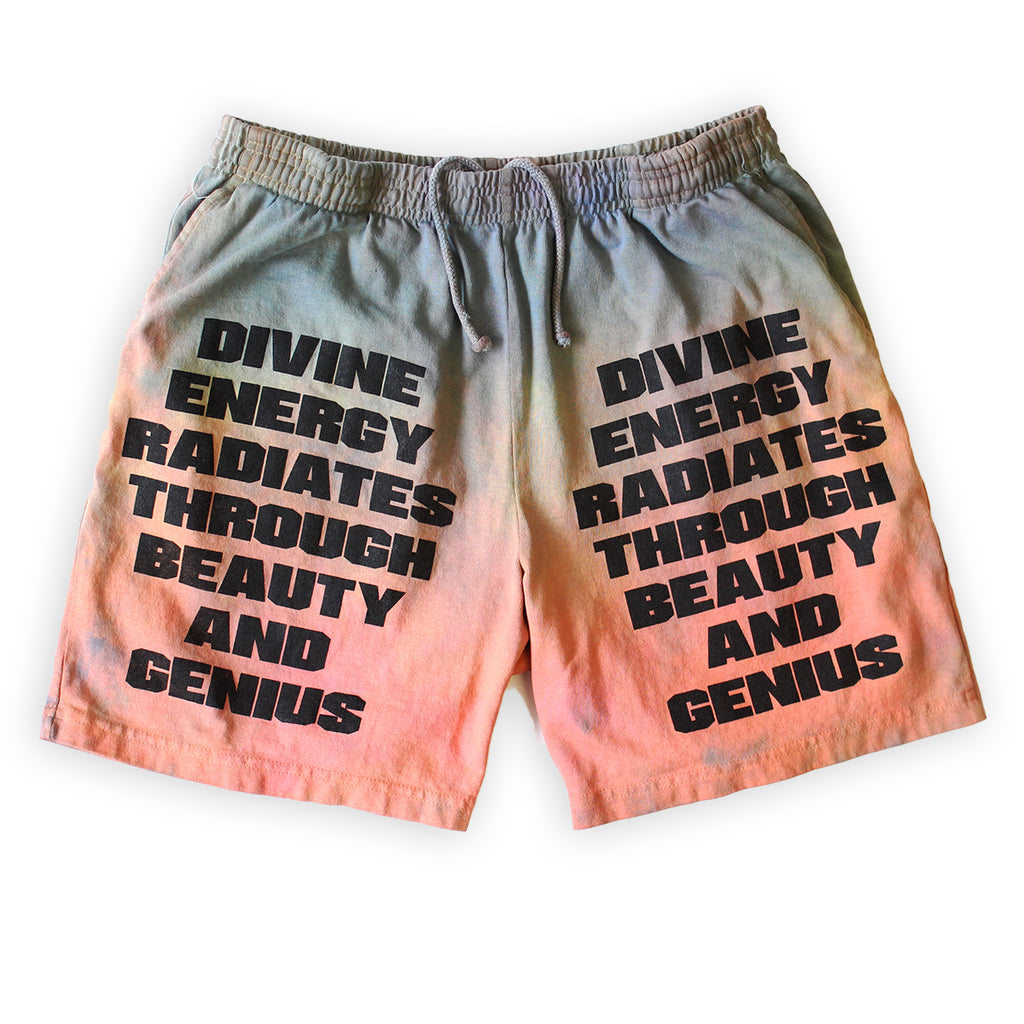 DIVINE ENERGY TIE DYE SHORTS