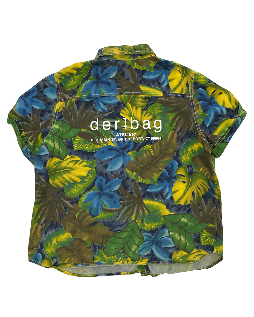 Floral Camo Button Up (Vintage Medium)