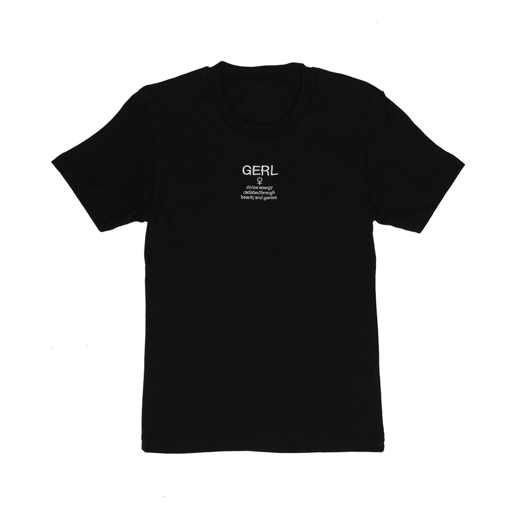 GERL bb rib T-shirt (Black)