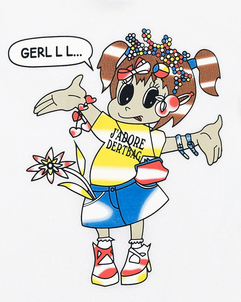 Cartoon Gerl T-Shirt (White)