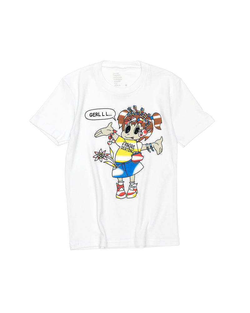 Cartoon Gerl T-Shirt (White)
