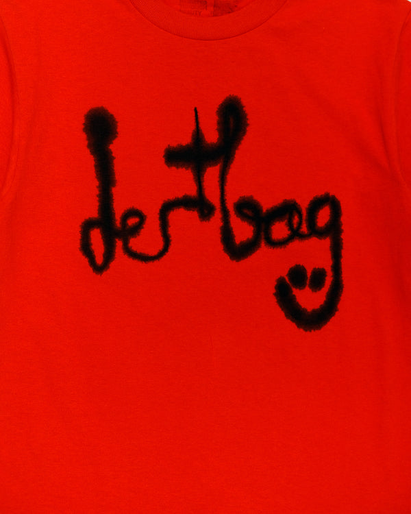 Hand Dyed Connect Red Tee (Small)