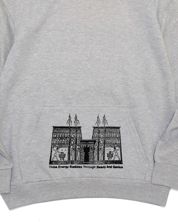 Heather Grey Temple Hoodie (L)