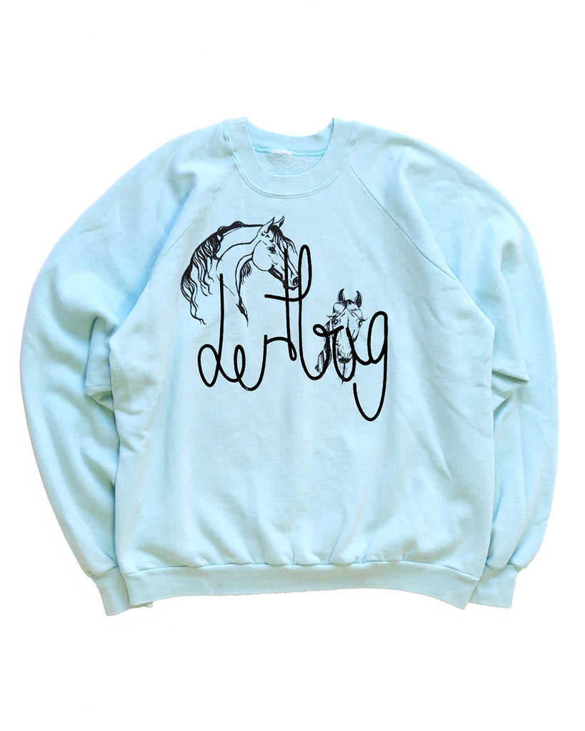 Prototype Horses Raglan Crew (M)