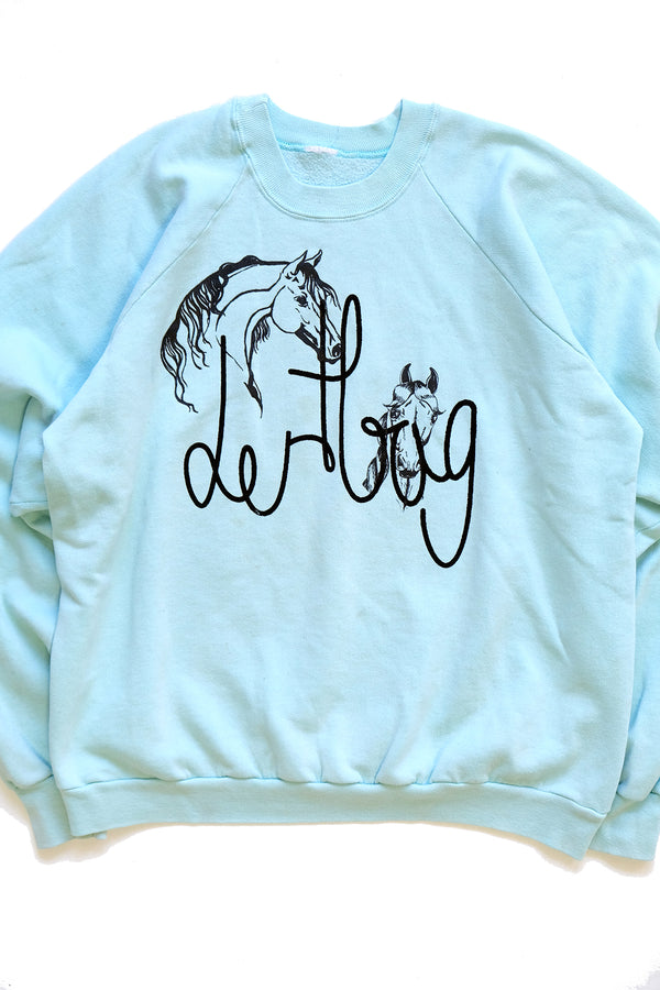 Prototype Horses Raglan Crew (M)