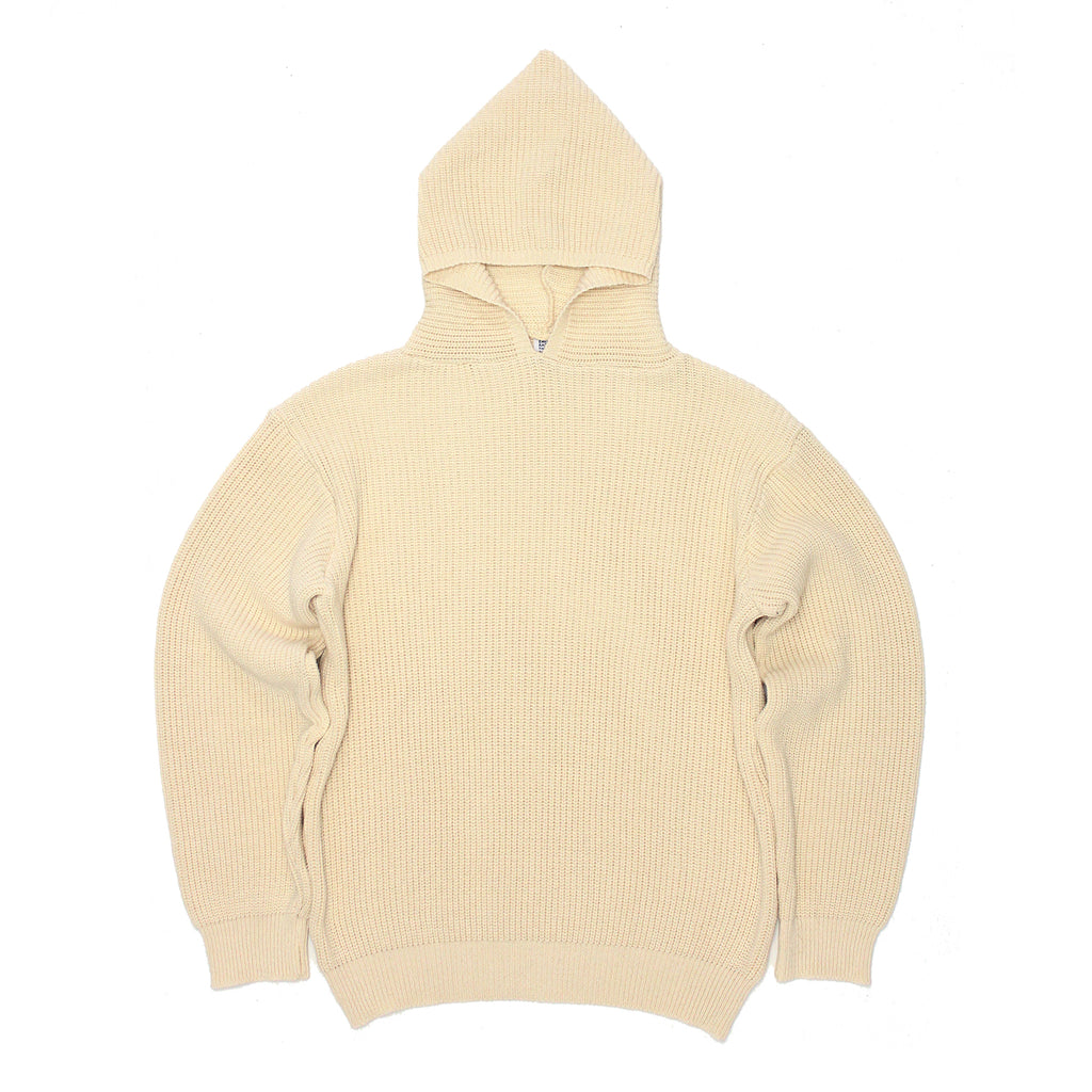 Divine Energy Hooded Knit Shaker Sweater (Natural)