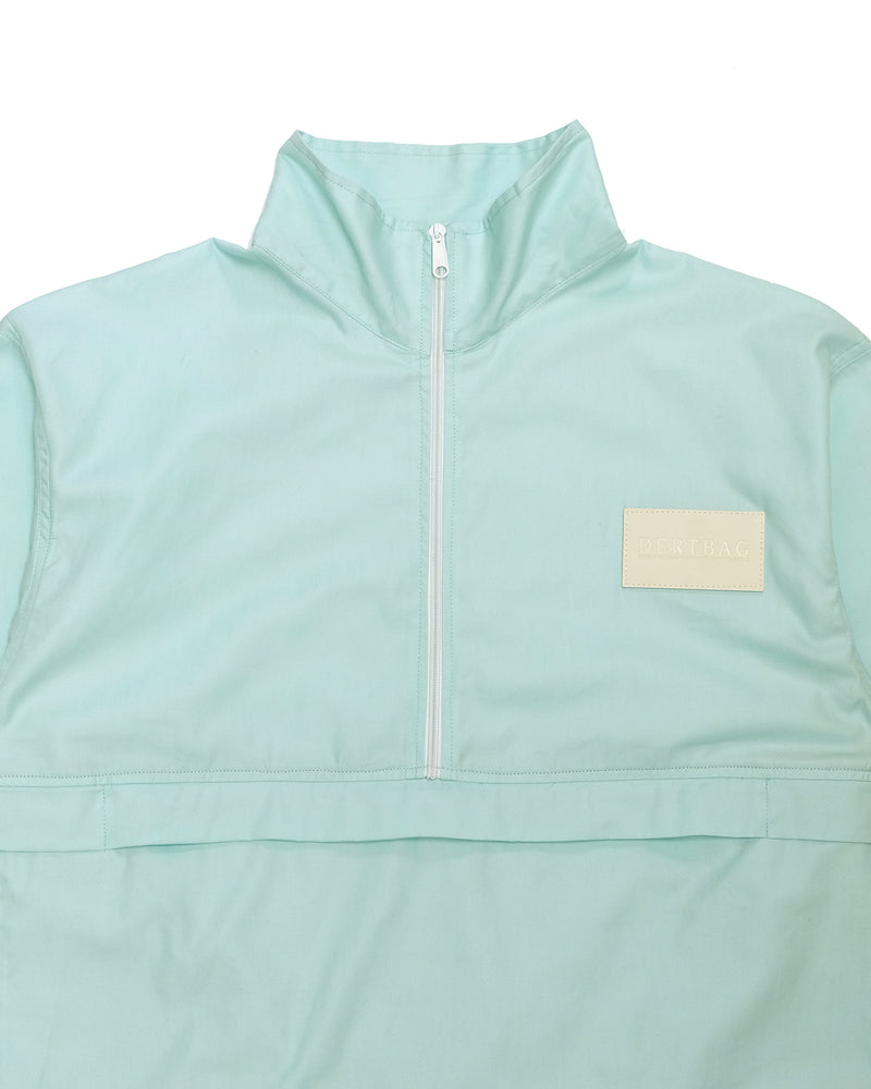 Half Zip Pullover in French Twill (Mist)