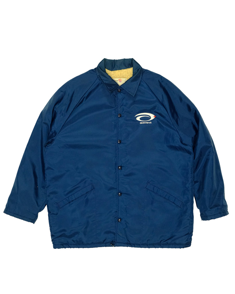 Blue Sherpa Lined Coach Jacket (XL)
