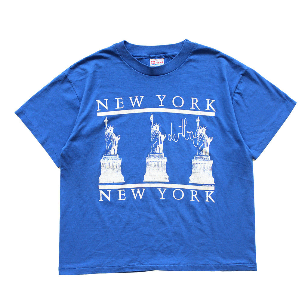 Prototype Single Stitch Blue New York Large T-Shirt