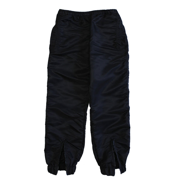 Phront Seam Nylon Pants (Black)