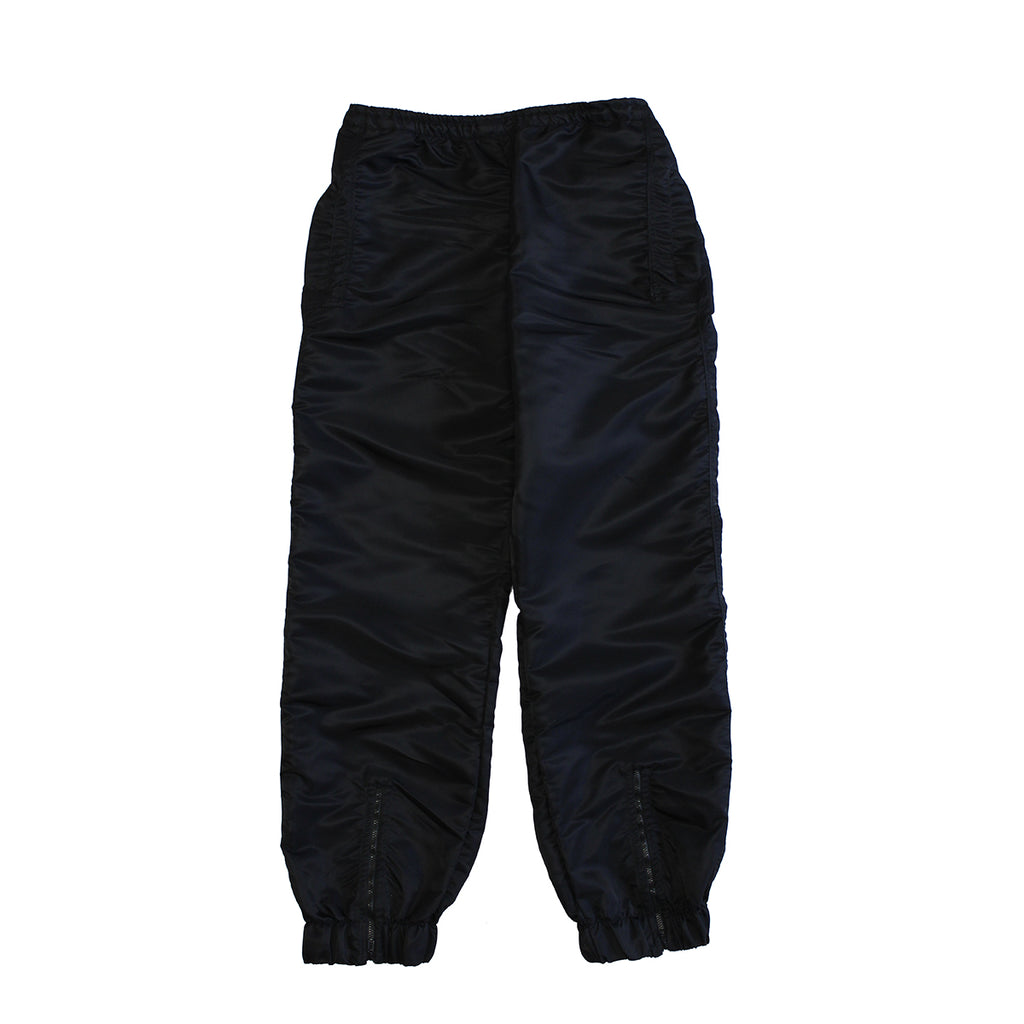 Phront Seam Nylon Pants (Black)