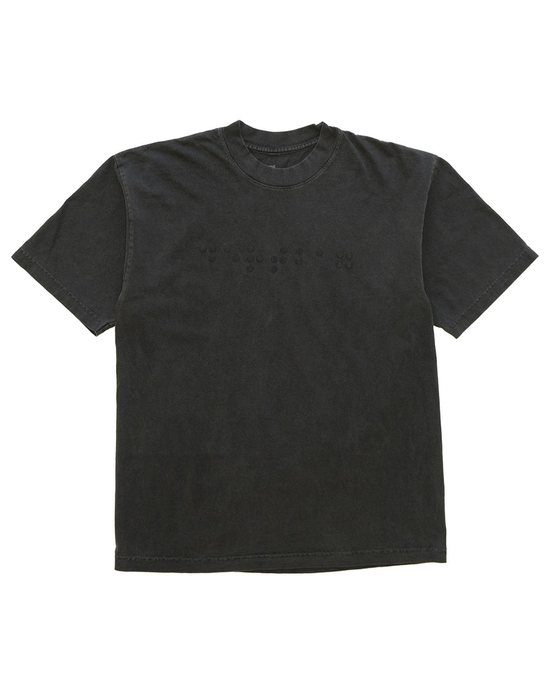 Braille Tee (Onyx)