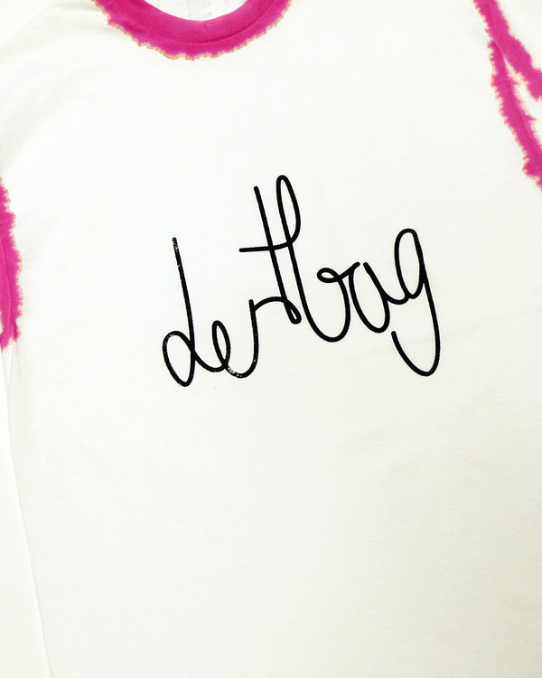 Hand Dyed Red Seam Tee (Large)