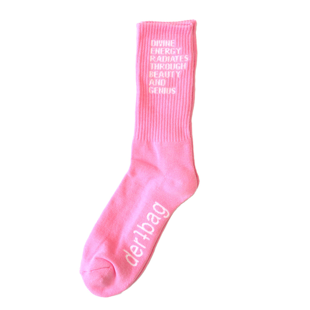 DIVINE ENERGY PINK SOCKS