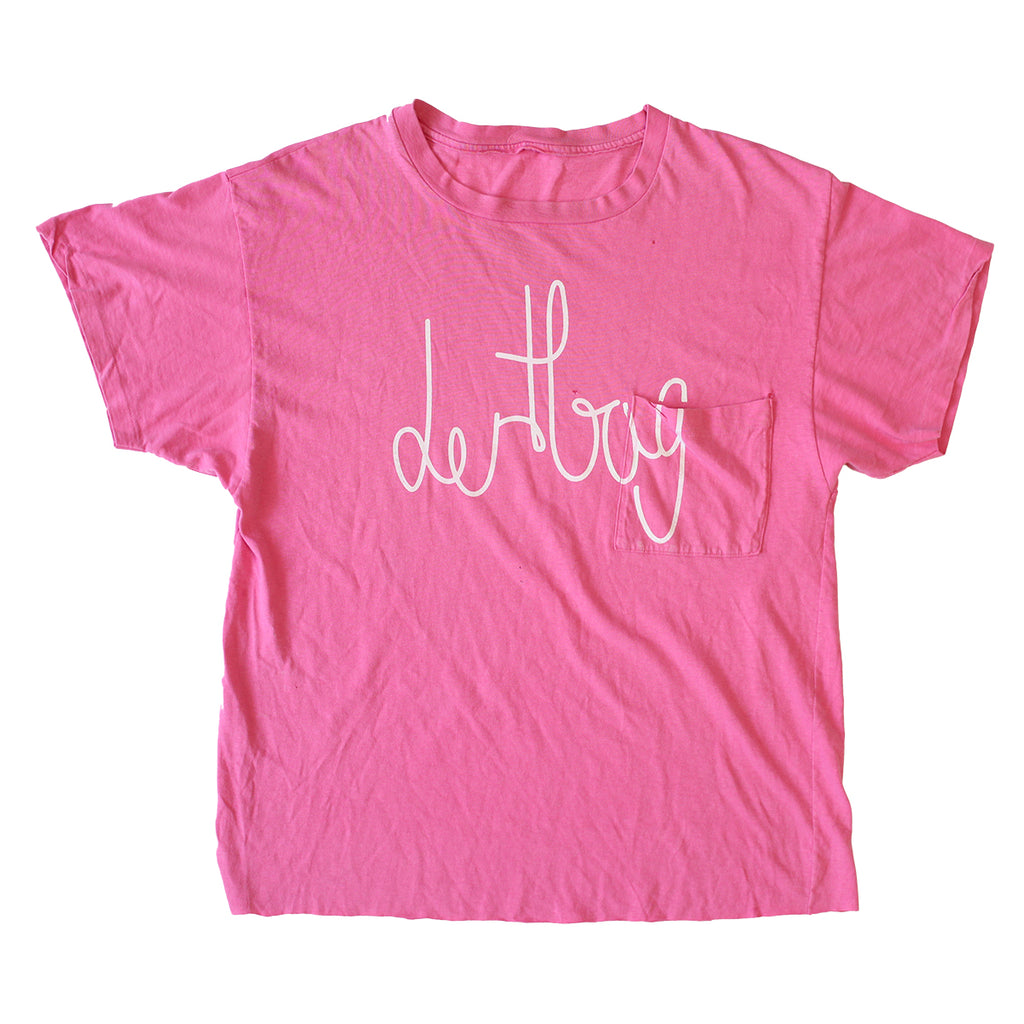 Prototype Distressed Pink T-Shirt Large