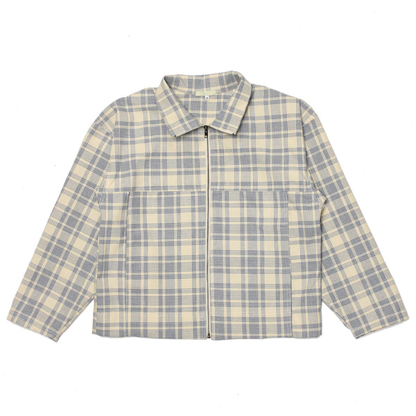 DBU Canvas Track Jacket (Plaid)