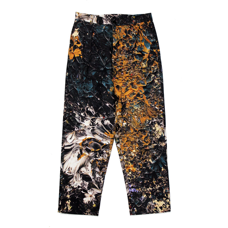 Two Pleat Pant (Real Paint Camo Canvas)