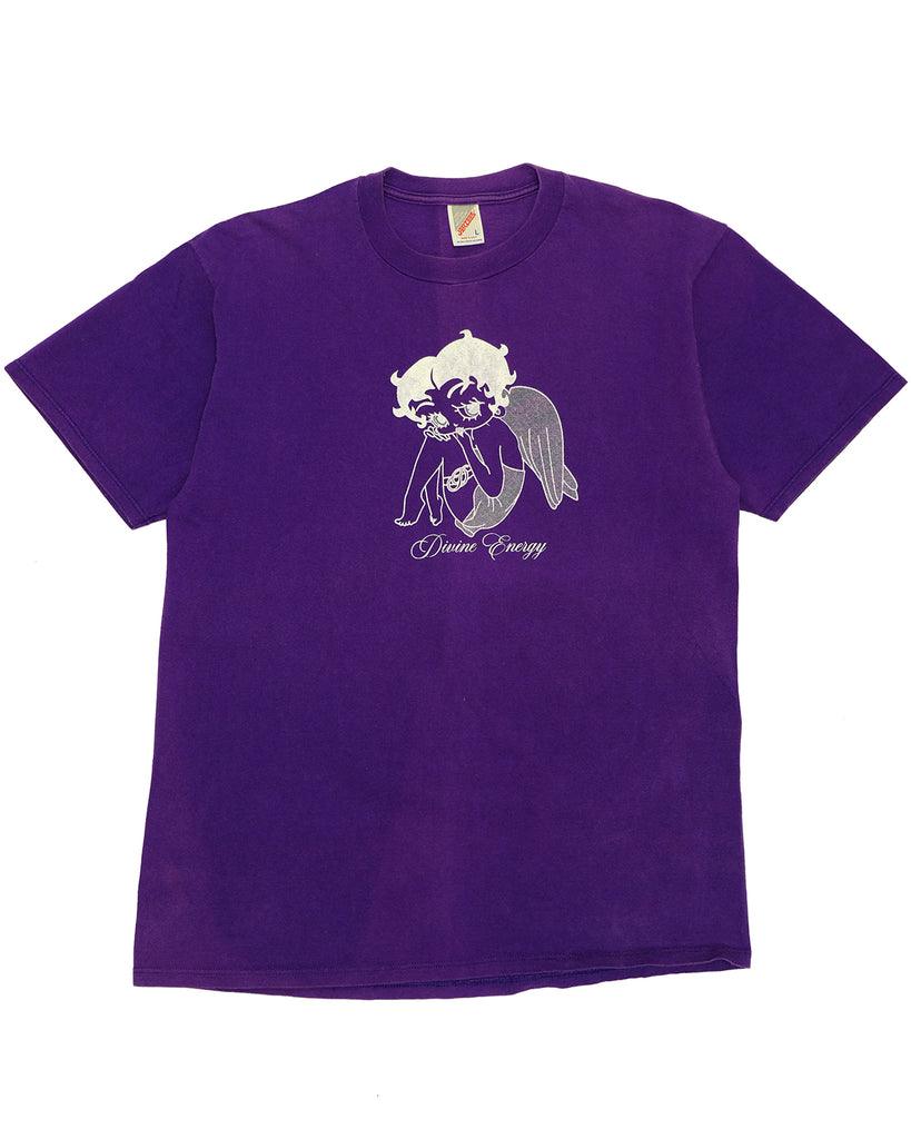 Hand Print Betty Purple Tee (Large)