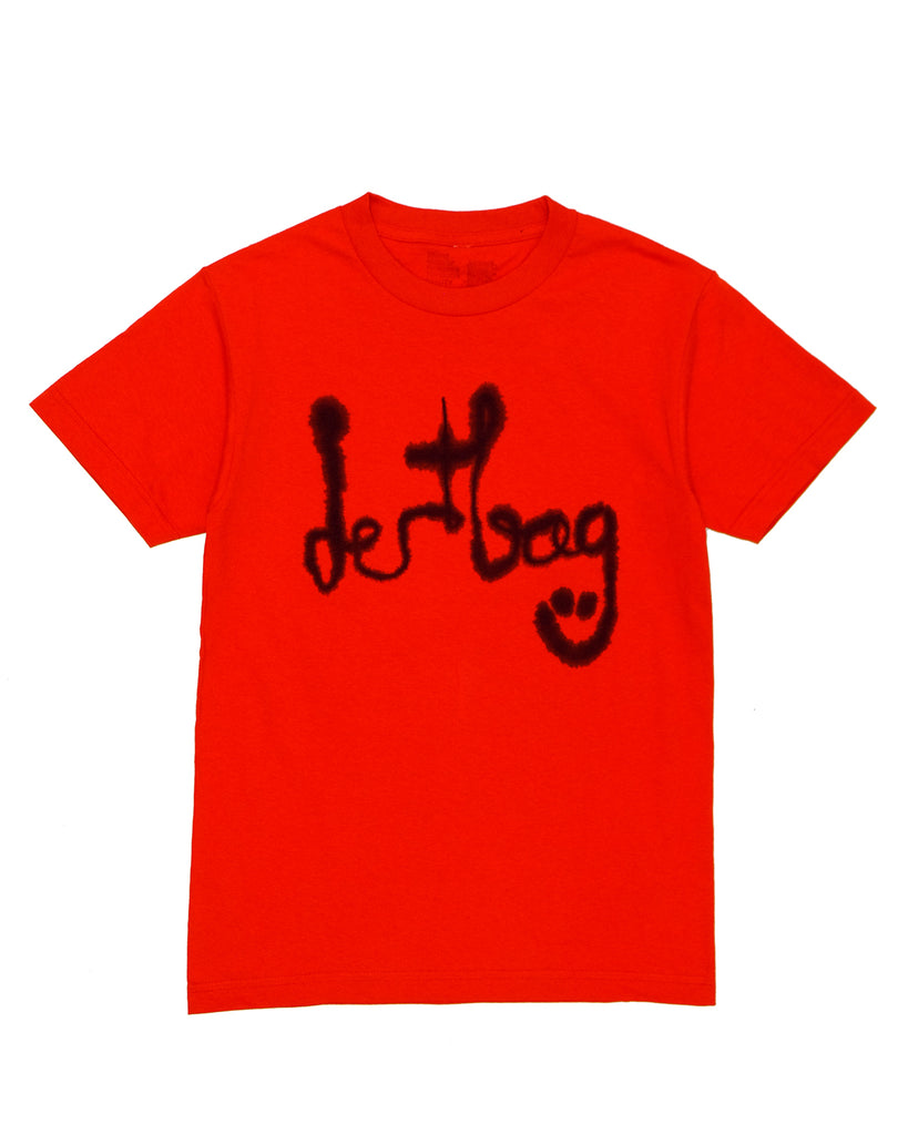 Hand Dyed Connect Red Tee (Small)